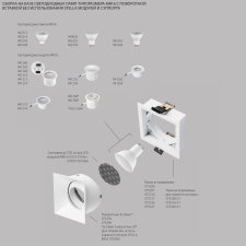 рамка квадратная встраиваемая для светодиодных модулей 0750xx stella lightstar 075216