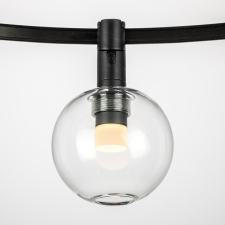 светильник трековый 48v 3w 3000k 100° черный due lightstar 207637